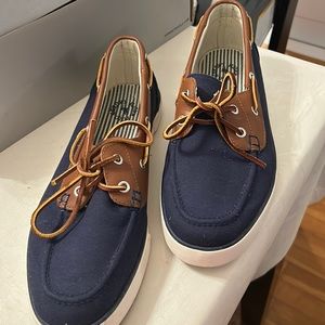 Men’s polo boat shoes